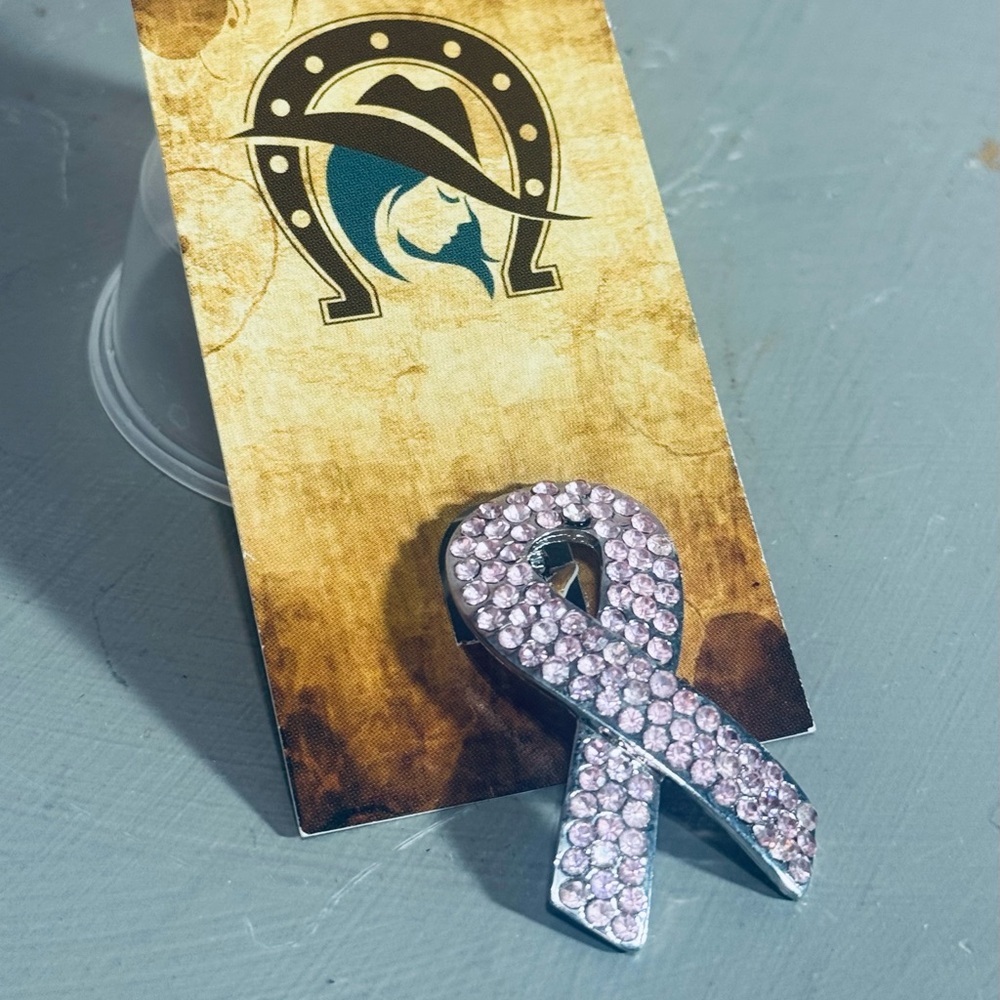 Pink Ribbon Brooch - Picture 1 of 2